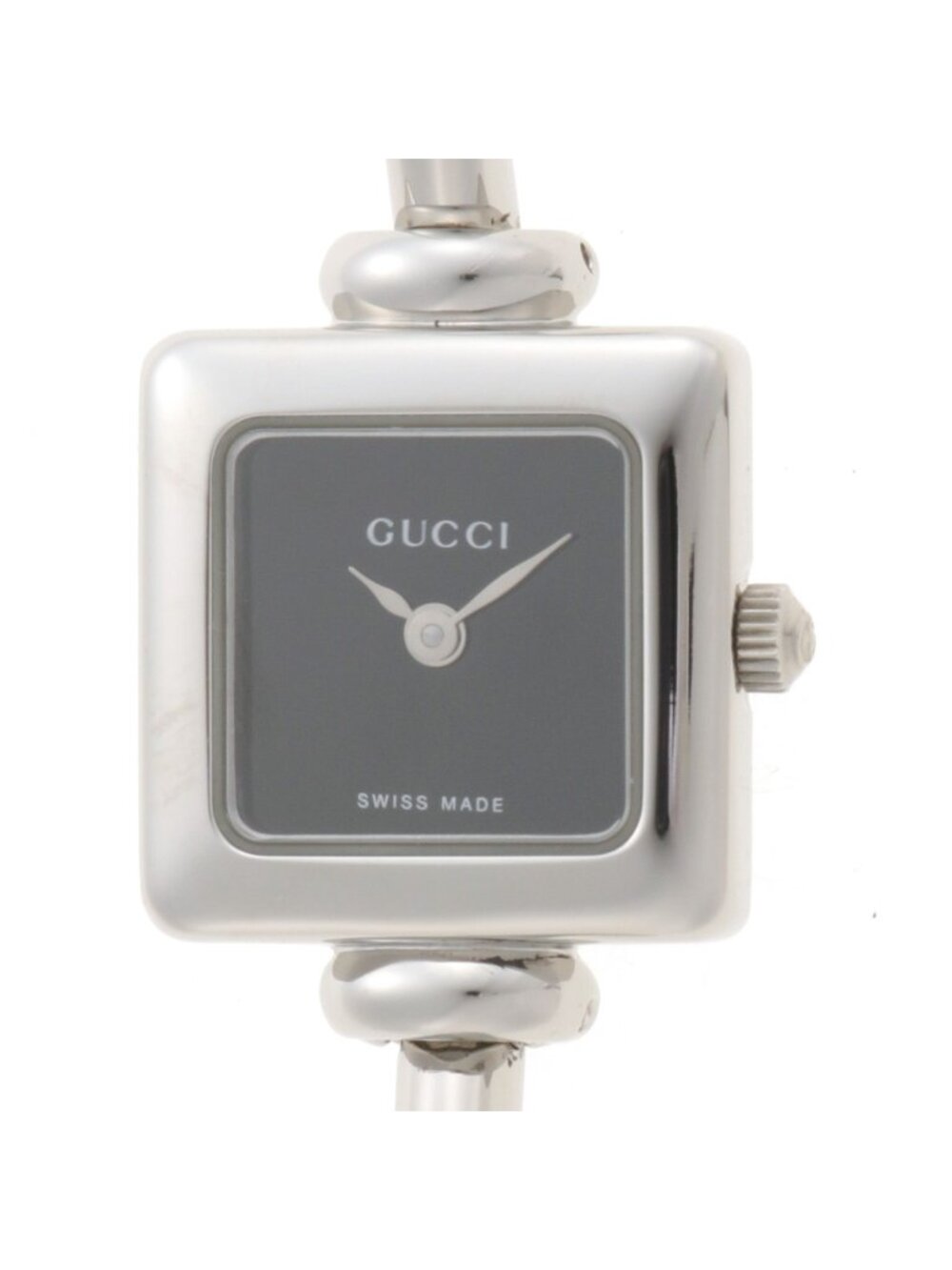 Gucci Watch Stainless Steel Black Dial Quartz